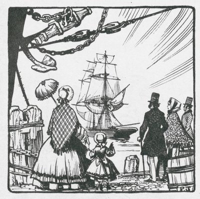 Falmouth, once a noted mail-packet base by Peter Jackson