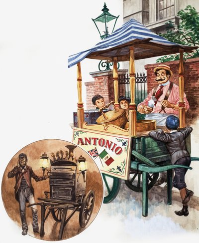 Ice-cream seller by Peter Jackson