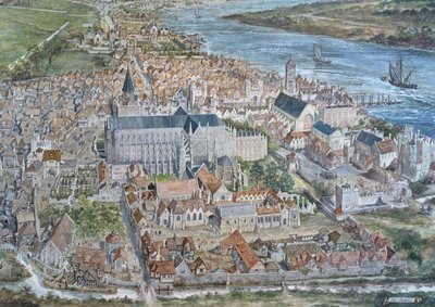 Old London reconstructed: The city of Westminster by Peter Jackson