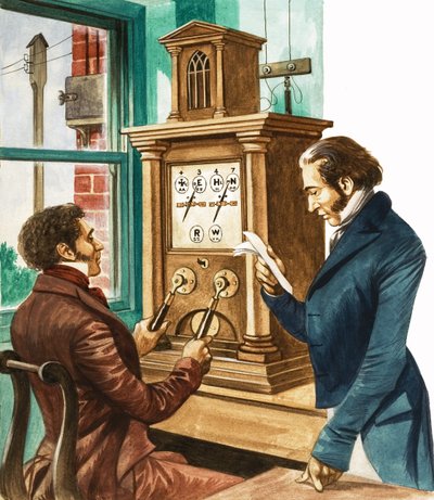 Once Upon a Time... communication one hundred years ago. A Victorian telegraph office by Peter Jackson