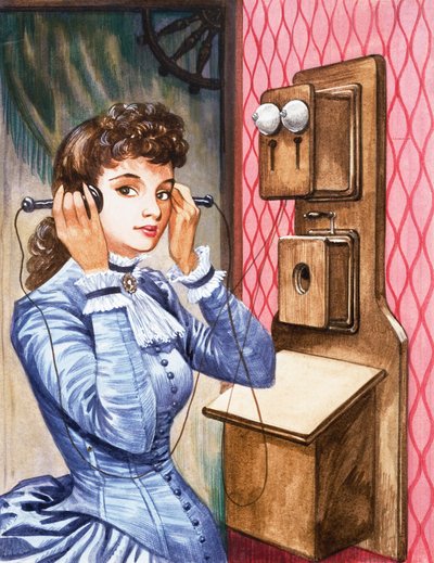 Once Upon a Time... Communication One Hundred Years Ago. An Early Telephone by Peter Jackson