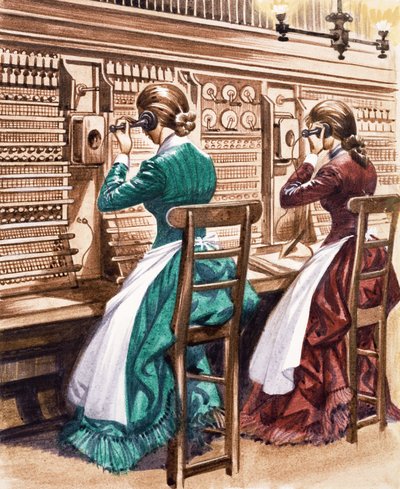 Once Upon a Time... Communication One Hundred Years Ago. The London Telephone Exchange by Peter Jackson