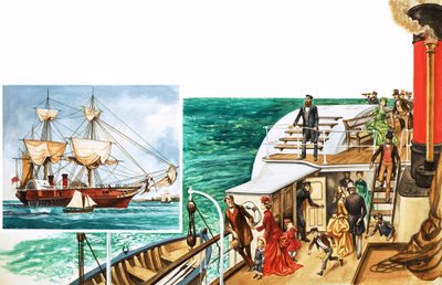 Once Upon a Time... passenger liners one hundred years ago by Peter Jackson
