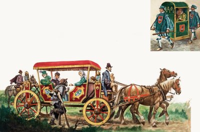 Public Transport: Horse, Carriage and Sedan Chair by Peter Jackson
