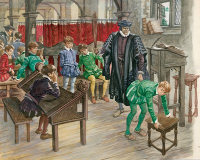 Punishment at school in the Tudor Age by Peter Jackson