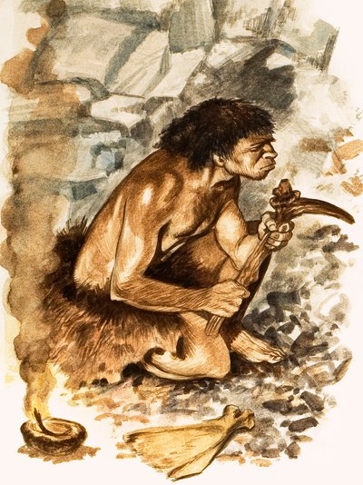 Stone Age Toolmaker by Peter Jackson