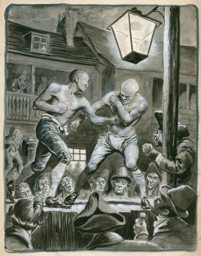 Street Bare Knuckle Fight by Peter Jackson