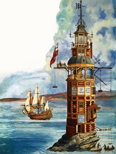The First Eddystone Lighthouse by Peter Jackson