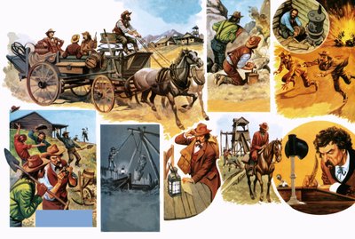The Overland Stage by Peter Jackson