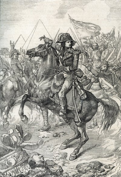 Campaign of Egypt: General Napoleon Bonaparte Before the Pyramids by Peter Johann Nepomuck Geiger