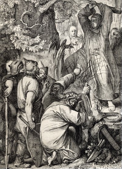 Representation of Saint Boniface of Mainz Cutting Down the Oak of Thor to Convince the Druids That It Is Not a Sacred Tree by Peter Johann Nepomuck Geiger