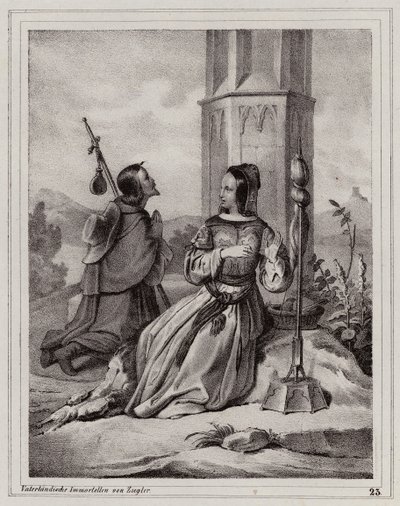 Legend of the Spinner at the Cross, Vienna by Peter Johann Nepomuk Geiger