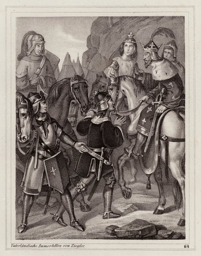 Louis the Pious, King of the Franks and Holy Roman Emperor by Peter Johann Nepomuk Geiger