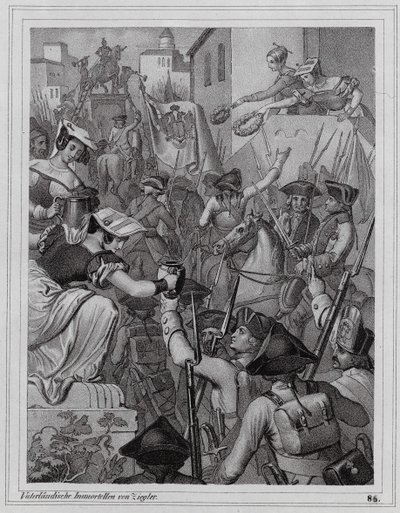 War of the Spanish Succession by Peter Johann Nepomuk Geiger