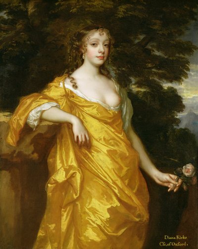 Diana Kirke, Later Countess of Oxford by Peter Lely