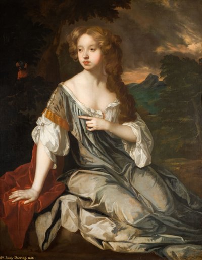 Portrait of The Hon Mrs Lucy Loftus by Peter Lely