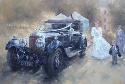 Bentley and Bride by Peter Miller