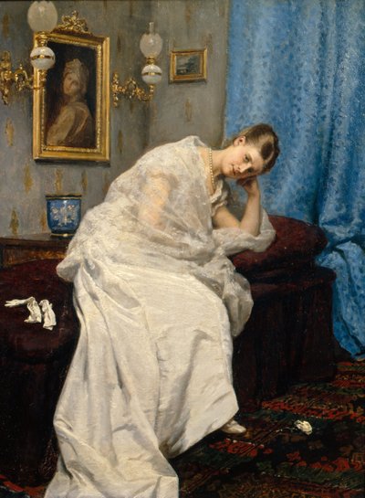 Dreaming by Peter Nicolai Arbo