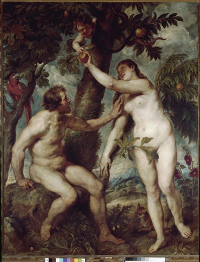 Adam and Eve in the Earthly Paradise by Peter Paul Rubens