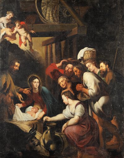 Adoration of the Shepherds by Peter Paul Rubens