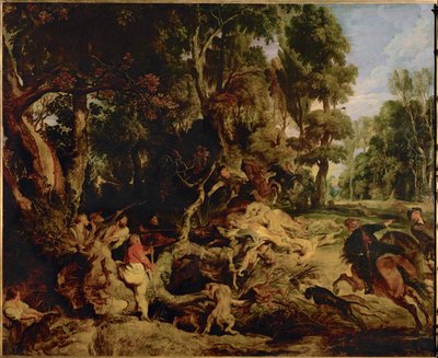 Boar Hunt by Peter Paul Rubens