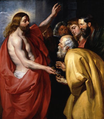 Christ Handing the Keys to Saint Peter by Peter Paul Rubens