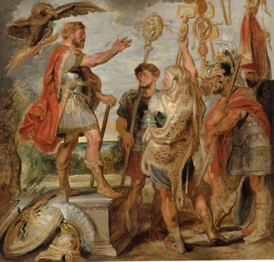 Decius Mus Addressing the Legions by Peter Paul Rubens
