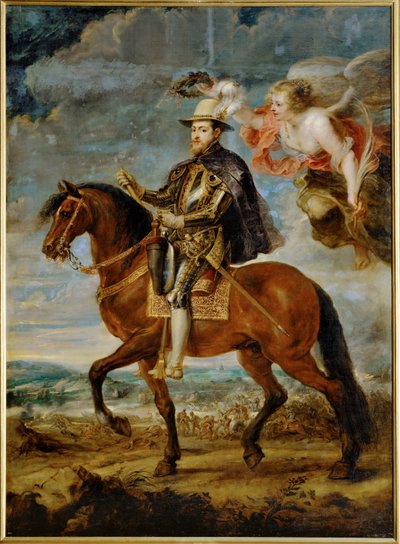 Equestrian Portrait of King Philip II of Spain by Peter Paul Rubens