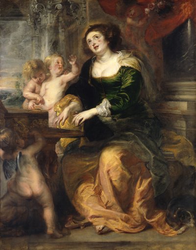 Saint Cecilia Playing the Virginal by Peter Paul Rubens