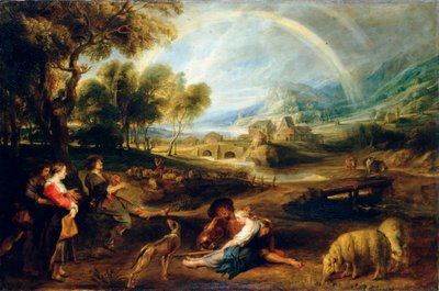 Landscape with a Rainbow by Peter Paul Rubens