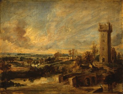 Landscape with a Tower by Peter Paul Rubens