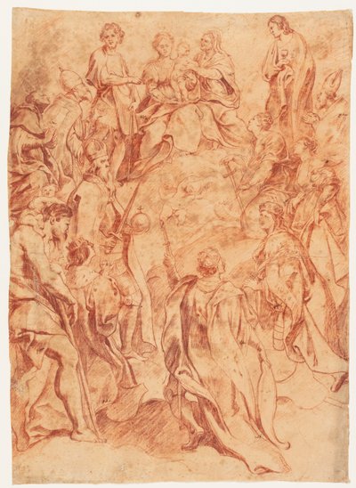 Mary with the Child and Saints by Peter Paul Rubens