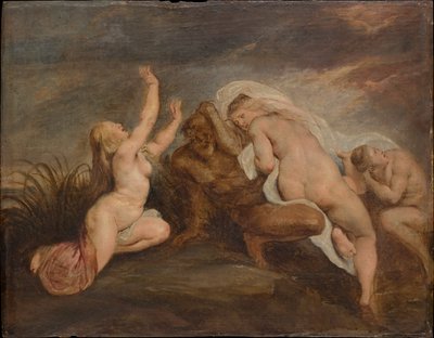 Nymphs and River God (Fragment of a Depiction of the Fall of Phaeton) by Peter Paul Rubens