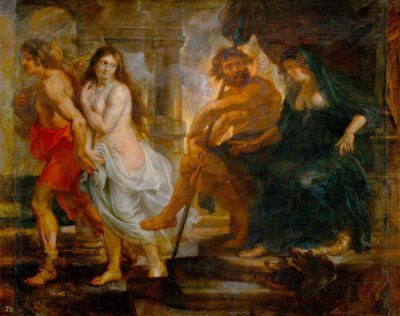 Orpheus and Eurydice with Pluto and Proserpina by Peter Paul Rubens