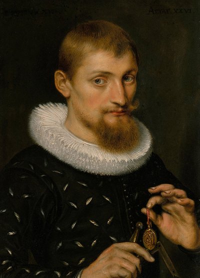Portrait of a Man, Possibly an Architect or Geographer by Peter Paul Rubens
