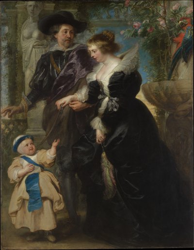 Rubens, Helena Fourment, and Their Son Frans by Peter Paul Rubens