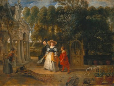Rubens with His Second Wife in the Garden by Peter Paul Rubens
