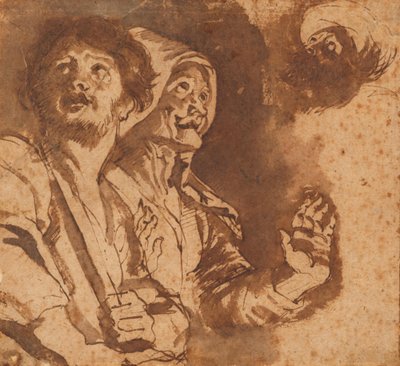 Study for an Adoration of the Shepherds by Peter Paul Rubens