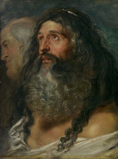 Study of Two Heads by Peter Paul Rubens