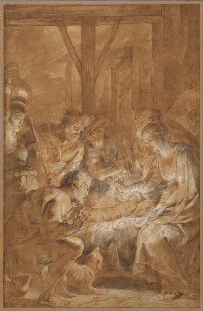 The Adoration of the Shepherds by Peter Paul Rubens