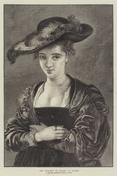 The Chapeau de Paille by Peter Paul Rubens