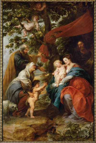 The Holy Family Resting Under an Apple Tree by Peter Paul Rubens