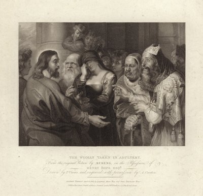 The Woman Taken in Adultery by Peter Paul Rubens