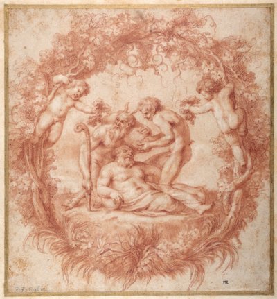The Design of the Tazza Farnese by Peter Paul Rubens