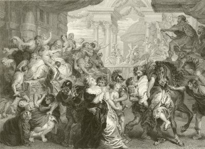 The Rape of the Sabines by Peter Paul Rubens