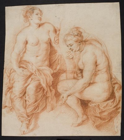 Two Nymphs by Peter Paul Rubens