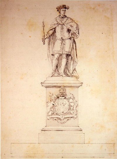 Design for a Statue of Edward VI (1537-53) c.1737-39 by Peter Scheemakers