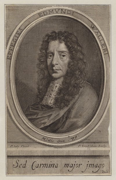 Edmund Waller, English poet and politician by Peter Vanderbank