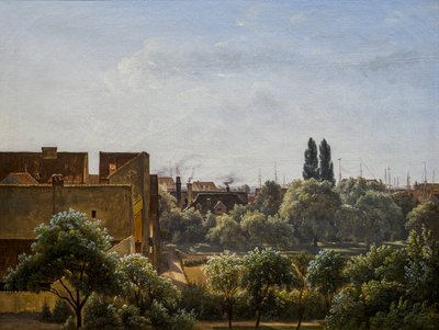 View from Charlottenborg towards the Botanical Garden by Peter Vilhelm Carl Kyhn