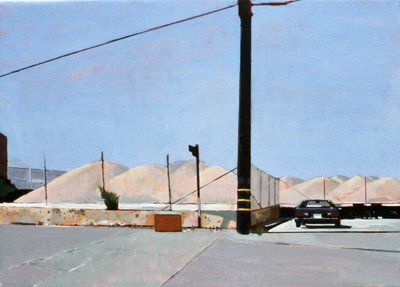 Gravel Piles Downtown LA, 2007 by Peter Wilson